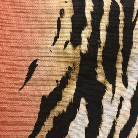 EUC Marc Cain N6 zebra coral high waist skirt w full length 2-way zipper back - Picture 2 of 8